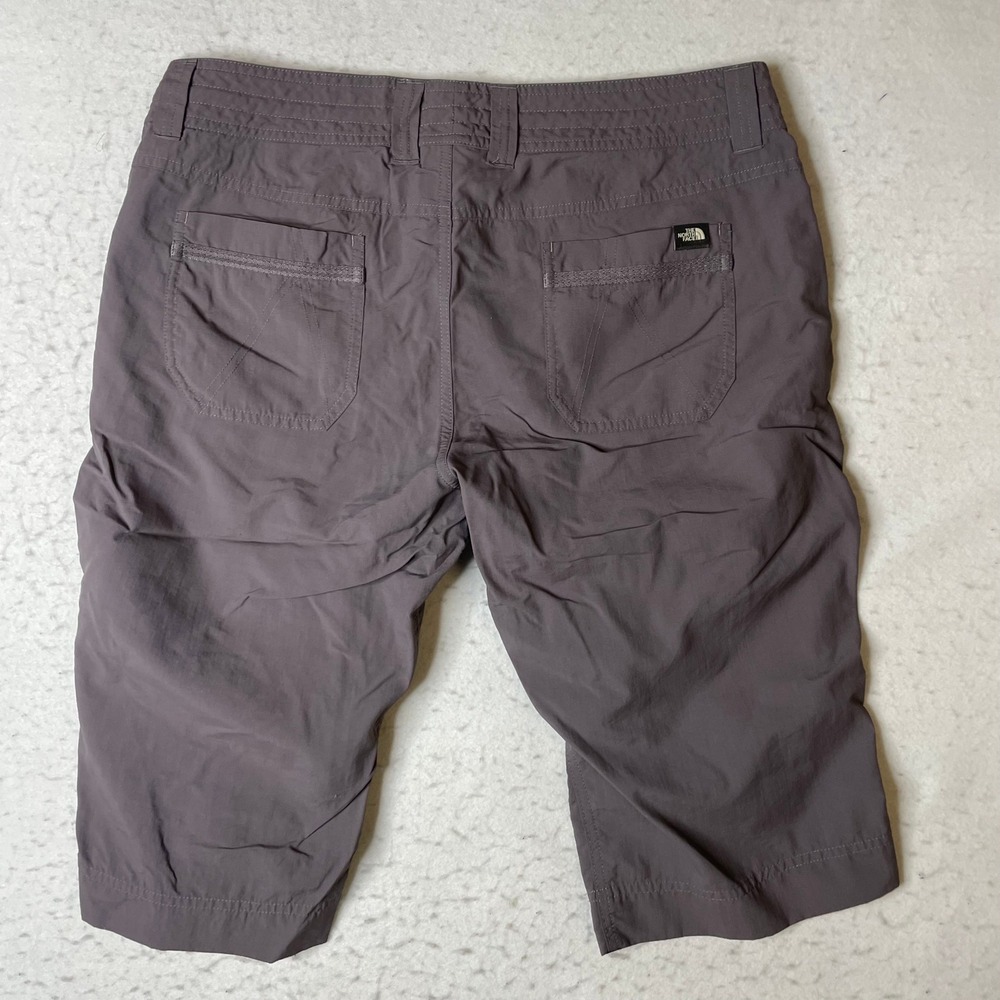 The North Face‎ Womens Grey Nylon Hiking Capri Shorts Size 14 Regular GR 433617 - Picture 3 of 9
